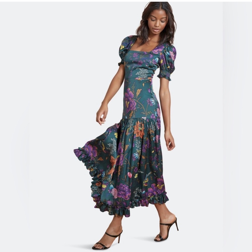 Hutch Anthropology Floral Dress